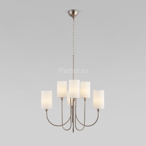Подвесная люстра Eurosvet 60164/6 никель
