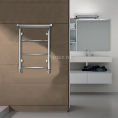 Полотенцесушитель водяной AZARIO VERONA 400/600 с полкой, 3 секции, нижнее/диагональное подключение,