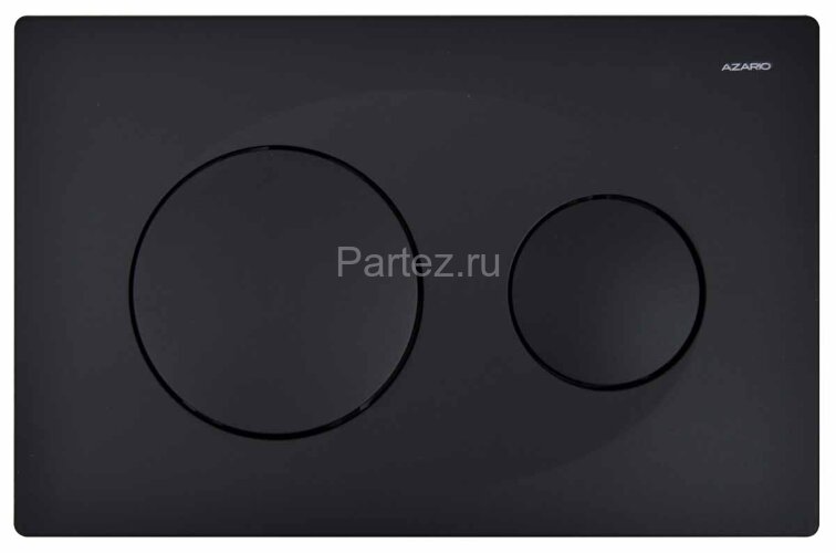 Кнопка смыва Azario двойная, черная матовая (AZ-8200-0013)