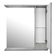 Зеркало-шкаф Loranto Florena 70 700х135х600 правый, светлый бетон (CS00086985)