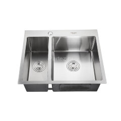 Мойка H6151S MELANA ProfLine 3,0/200 САТИН врезная прямоугольная с коландером H6151S