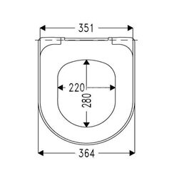 Крышка-сиденье для унитаза Haro Калида быстросъемное стальное крепление микролифт с эксцентриком, бе