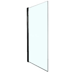 Шторка для ванны распашная Jacob Delafon Struktura 80х140 цвет профиля черный (E6D042-BL)