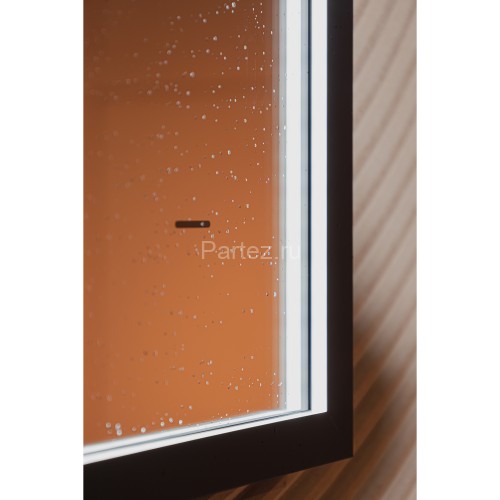 Зеркало AZARIO Эдисон - МЕТЕО 800х600 с подсветкой, бесконтактный сенсор с функцией диммера, погодны