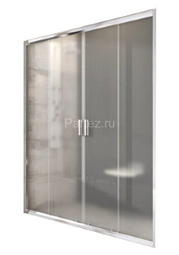 Душевая дверь Ravak Blix раздвижная 151х, толщина полотна 6мм универсальная, цвет профиля сатин