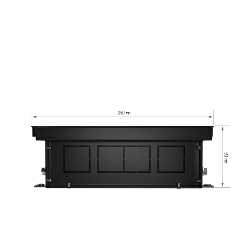 Конвектор внутрипольный Royal Thermo ATRIUM-90/250/2800-DG-U-BL