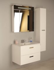 Зеркальный шкаф Roca Victoria Nord 80, 80*14*81 см, белый (Z.RU90.0.003.3)