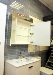 Зеркальный шкаф Roca Victoria Nord 80, 80*14*81 см, белый (Z.RU90.0.003.3)