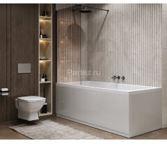 Ванна акриловая Santek ФИДЖИ прямоугольная 180Х80 белая