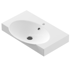 Раковина Sanita Luxe Infinity 65, белая (INF65SLWB01)