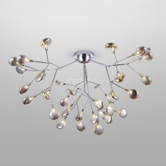 Потолочная люстра Bogate's 556 хром / дымчатый