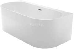 Ванна акриловая Azario BRADFORD 1700х800х580 пристенная, в комплекте с сифоном и металлической рамой