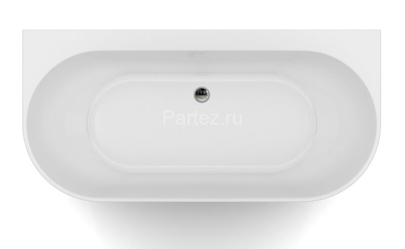 Ванна акриловая Azario BRADFORD 1700х800х580 пристенная, в комплекте с сифоном и металлической рамой