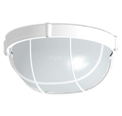 Светильник "Банник" 1102 НПП 03-100-010 1х100Вт E27 IP65 круг большой корпус с решеткой бел. Элетех 