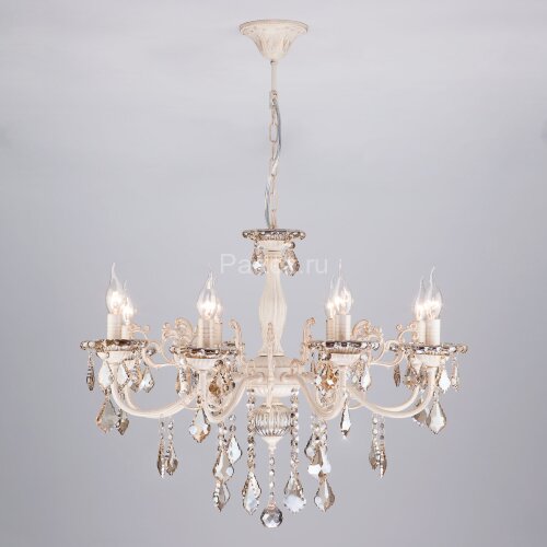 Подвесная люстра Eurosvet 3281/8 белый с золотом