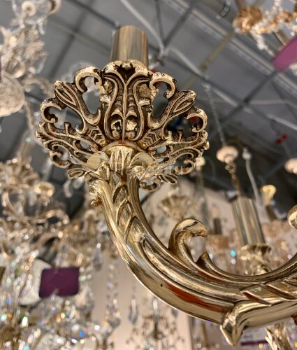 Подвесная люстра Lucia Tucci FIRENZE 141.5 coffe gold