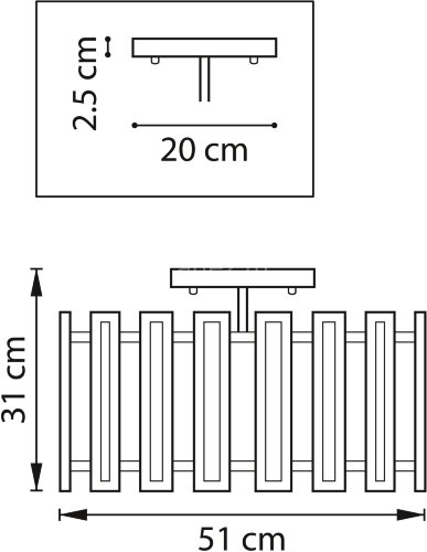 Потолочная люстра Lightstar 712054