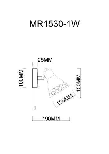 Бра MyFar MR1530-1W