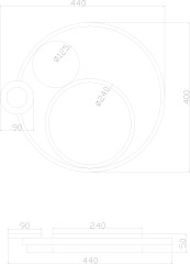 Потолочный светильник Arte Lamp A2690PL-1BK