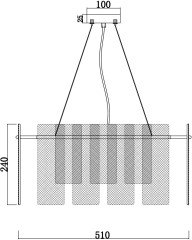 Подвесной светильник Freya FR5198PL-06CH