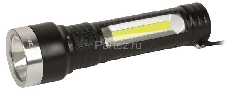 Фонарь аккумуляторный универсальный UA-501 COB + LED 5Вт резина Эра Б0052743