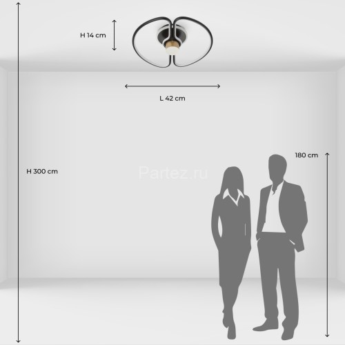 Настенный светильник DeMarkt 312012501