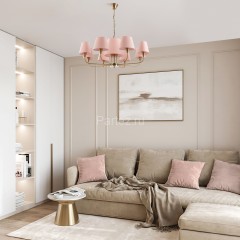 Подвесная люстра Eurosvet 60154 латунь