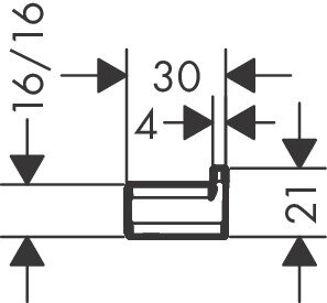 Крючок Hansgrohe AddStoris, Бронза (41742140)