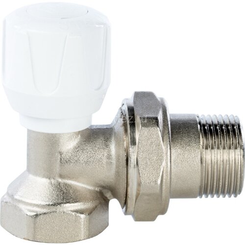 Клапан ручной терморегулирующий угловой 3/4 (снят с пр-ва)" Stout