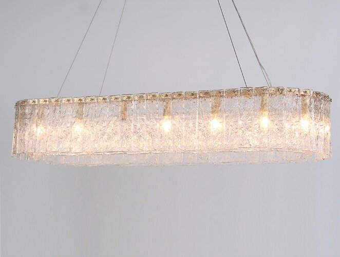 Подвесная люстра Newport 10820/120 brass oval