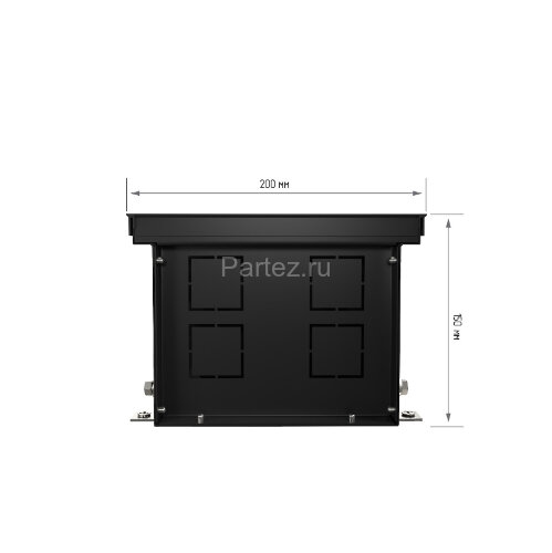 Конвектор внутрипольный Royal Thermo ATRIUM-150/200/3000-DG-U-DB