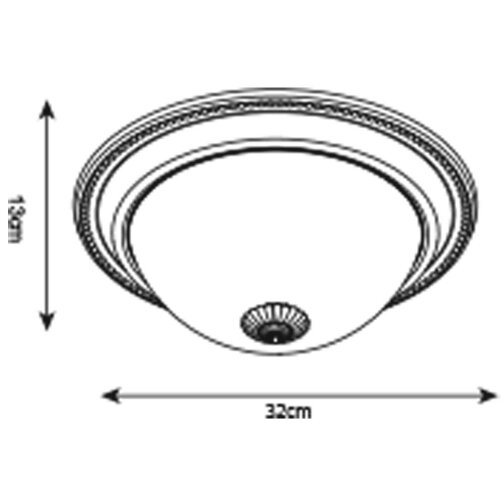 Потолочный светильник Arte Lamp A1306PL-2AB