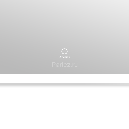 Зеркало AZARIO Havana 800х700 с подсветкой, сенсорный выключатель с функцией диммера, алюминиевая ра