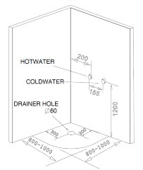 Душевая кабина Loranto CS-6610 G, 100х100х215, поддон 40 см