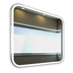 Зеркало AZARIO Стив 1000х800, LED-подсветка с диммером, сенсорный выключатель (ФР-00001304)