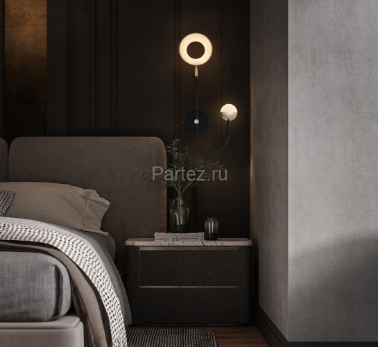 Бра Arte Milano 273299/1+1 BK/GD