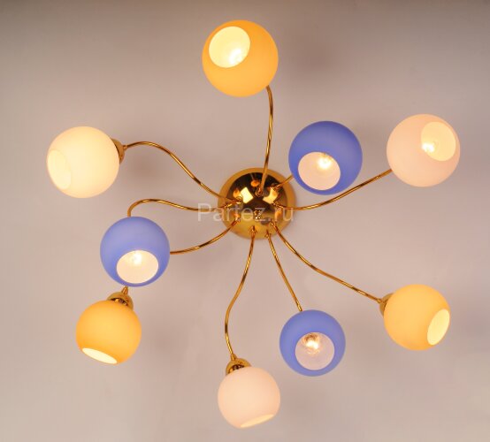 Потолочная люстра Doge Luce 350PL9GO-MIX