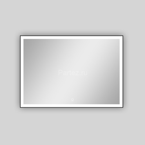 Зеркало AZARIO Fantasy 1000х700 с подсветкой, сенсорный выключатель с функцией диммера, в алюминиево