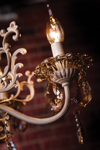 Подвесная люстра Eurosvet 3281/5 белый с золотом