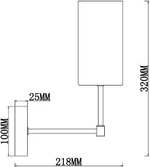 Бра Freya FR5184WL-01CH