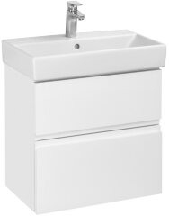 Тумба под раковину Roca Oleta 60 подвесная, 2 ящика, белый глянец (A857639806)