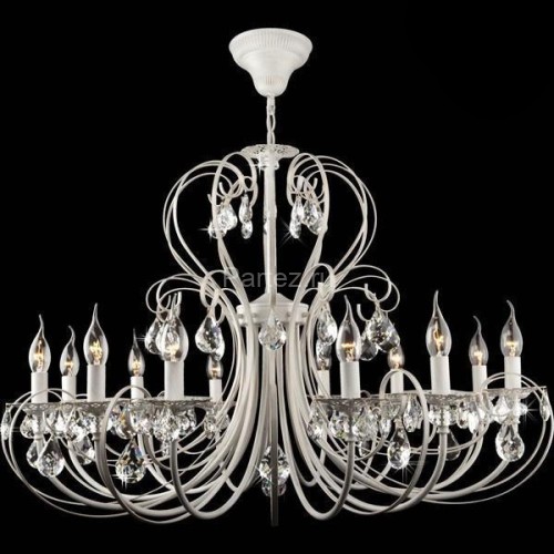 Подвесная люстра Eurosvet 3305/12 белый с золотом