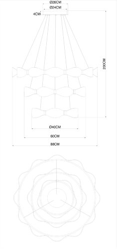 Подвесная люстра Arte Lamp A1868SP-3PB
