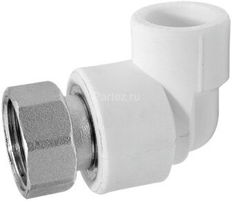 Угол с накидной гайкой PPR-ВР D20х3/4" MeerPlast