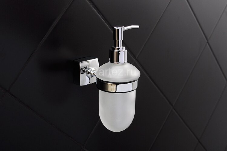 Дозатор жидкого мыла Fixsen Kvadro, хром (FX-61312 )