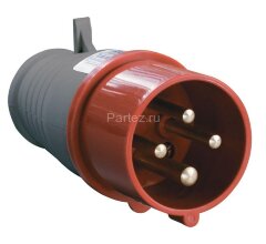 Вилка эл. каб. 16А 3P+PE 380В IP44 ССИ-014 IEK PSR02-016-4
