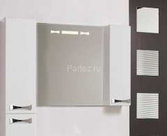 Зеркало-шкаф AQUATON Диор 80 правое, белое (1A168002DR01R)