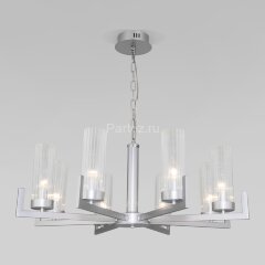 Подвесная люстра Eurosvet 60133/8 серебро