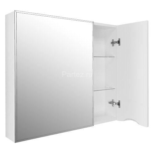 Зеркало-шкаф Loranto Santorini 80 800х140х700 правый, белый (CS00086970)