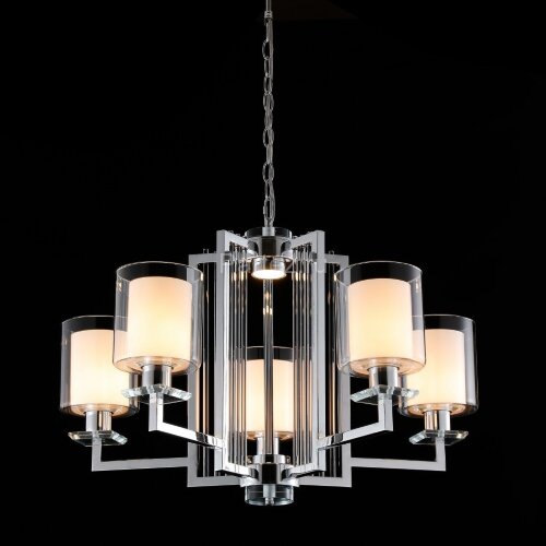 Подвесная люстра iLamp RM6201-5 CR+CL